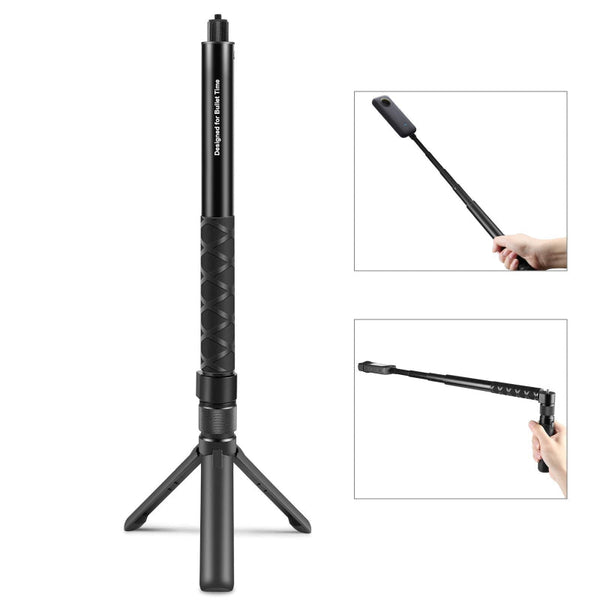 Insta360 X3 X4 Rotary Handle Monopod For Audio And Video Recording Tripods & Monopods