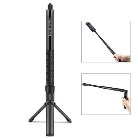 Insta360 X3 X4 Rotary Handle Monopod For Audio And Video Recording Tripods & Monopods