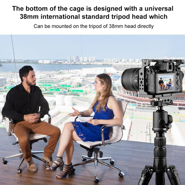 Nikon Z6 Z7 Video Camera Cage Rig For Filmmaking Audio And Production Camera Cases Bags & Covers