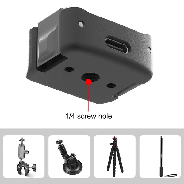 Universal Aluminum Bracket For Dji Pocket 3 Usb C Dock Audio And Video Accessory Other Camera & Photo Accs