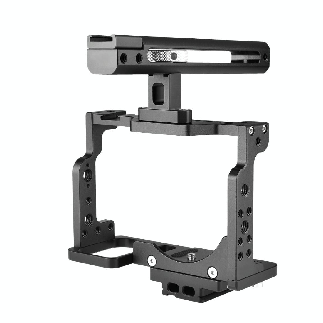 Video Camera Cage Stabilizer With Handle For Nikon Z6 / Z7 Black Stabilizers