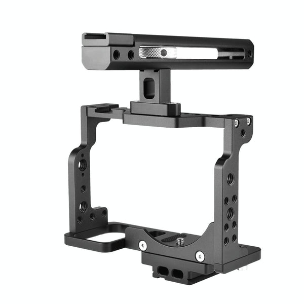 Video Camera Cage Stabilizer With Handle For Nikon Z6 / Z7 Black Stabilizers