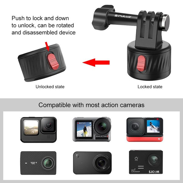Magnetic Base Action Camera Adapter For Gopro And Devices Cables & Adapters