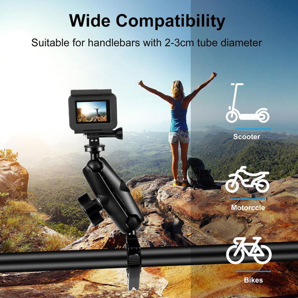 Quick Release Handlebar Mount For Action Cameras And Audio Video Accessories Other Camera & Photo Accs