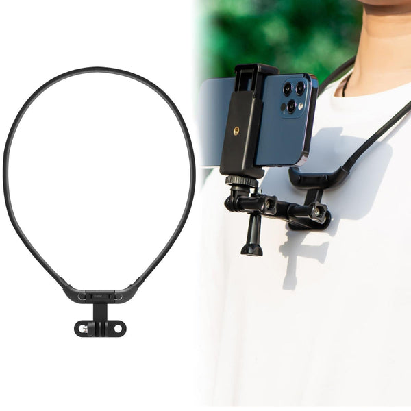 Neck Camera Holder For Hands Free Vlogging And Fpv Recording Audio Video Accessory Other Camera & Photo Accs