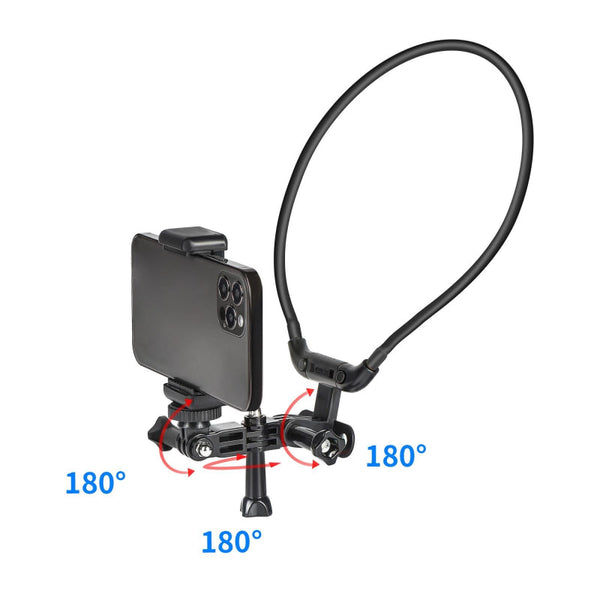 Neck Camera Holder For Hands Free Vlogging And Fpv Recording Audio Video Accessory Other Camera & Photo Accs