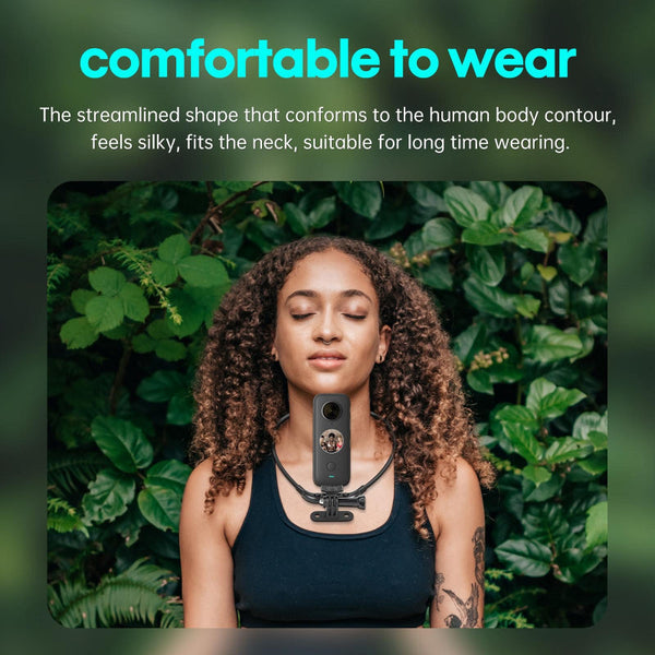 Neck Camera Holder For Hands Free Vlogging And Fpv Recording Audio Video Accessory Other Camera & Photo Accs