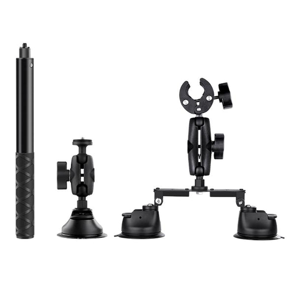 Selfie Stick Kit With Dual Leg And Single Suction Cups For Audio Video Use Selfie Sticks