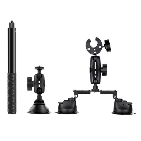 Selfie Stick Kit With Dual Leg And Single Suction Cups For Audio Video Use Selfie Sticks