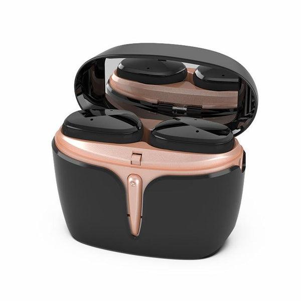 Waterproof True Wireless Bluetooth Earphones Sports 5.0 Black Earbuds