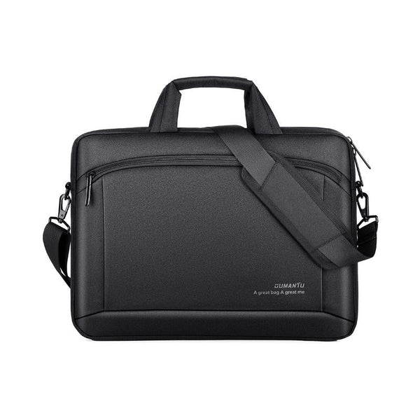 15 Inch Laptop Leather Handbag For Business Briefcase Black Laptop Cases & Bags