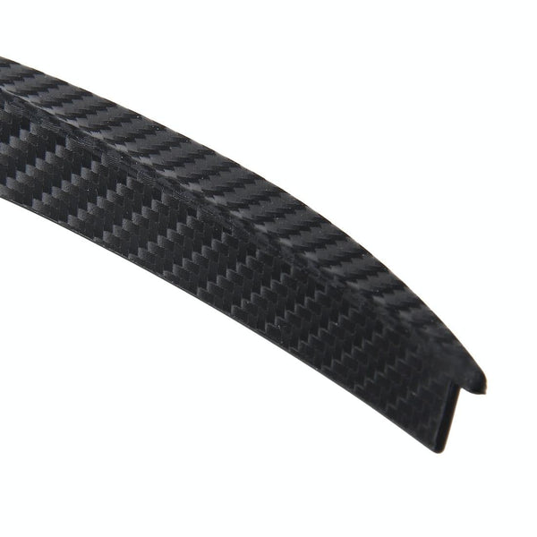 2 Pcs 45Cm Black Rubber Arc Strips Universal Fender Flares Wheel Eyebrow Decal Fenders & Mud Guards