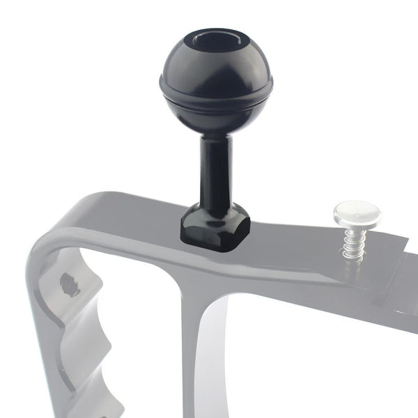 Universal 1 / 4 Ball Adapter For Action Cameras Compatible With Gopro Insta360 Dji And More 2.5Cm Diameter_Black Cables & Adapters