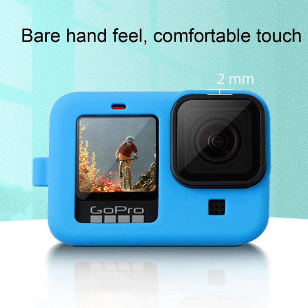 Silicone Case With Wrist Strap And Lens Cover For Gopro Hero10 / 9 Camera Cases Bags & Covers