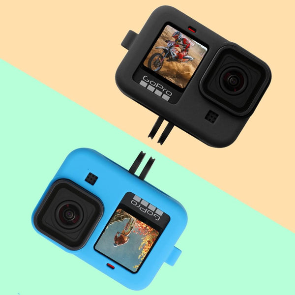 Silicone Case With Wrist Strap And Lens Cover For Gopro Hero10 / 9 Camera Cases Bags & Covers