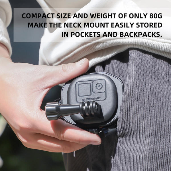 Neck Phone Action Camera Holder Magnetic Wearable For Audio And Video Recording Other Camera & Photo Accs