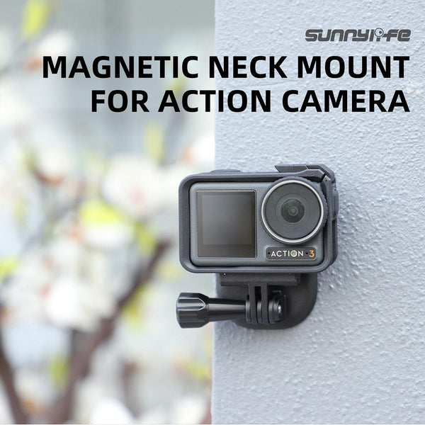 Neck Phone Action Camera Holder Magnetic Wearable For Audio And Video Recording Other Camera & Photo Accs