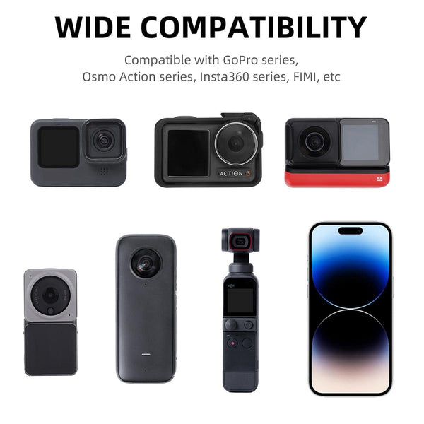 Neck Phone Action Camera Holder Magnetic Wearable For Audio And Video Recording Other Camera & Photo Accs