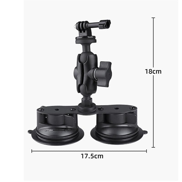 Steel Mount Holder With Tripod Adapter And Safety Buckle For Audio Video Use Tripods & Monopods