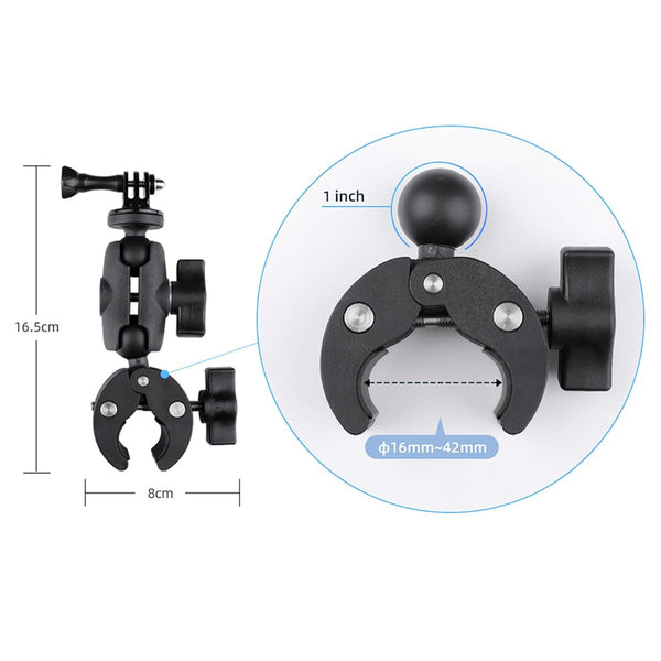 Action Camera Clamp With 360 Rotation And Phone Holder Other Camera & Photo Accs