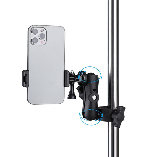 Action Camera Clamp With 360 Rotation And Phone Holder Other Camera & Photo Accs