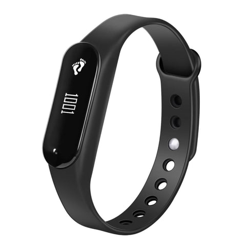 Bluetooth Smart Bracelet With Heart Rate Monitor And Sleep Tracker Black Activity Trackers