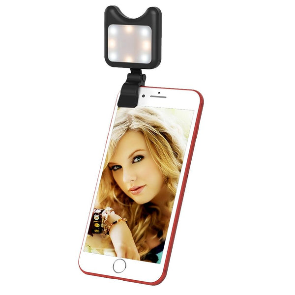 Universal Phone Camera Lens With Selfie Led Light For Smartphones Lenses