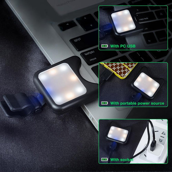 Universal Phone Camera Lens With Selfie Led Light For Smartphones Lenses