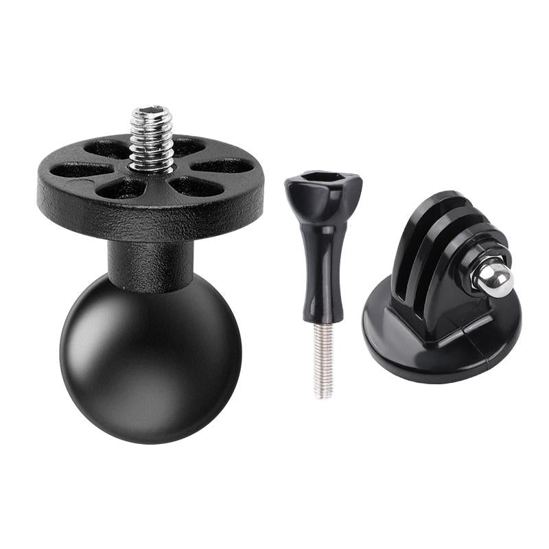 25 Millimetre Ball Head Motorcycle Mount For Gopro With Tripod Adapter Bike Camera Holders Mounts