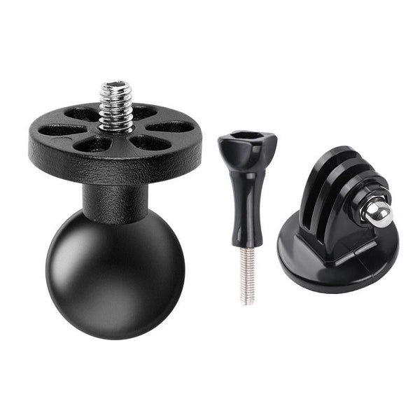 25 Millimetre Ball Head Motorcycle Mount For Gopro With Tripod Adapter Bike Camera Holders Mounts