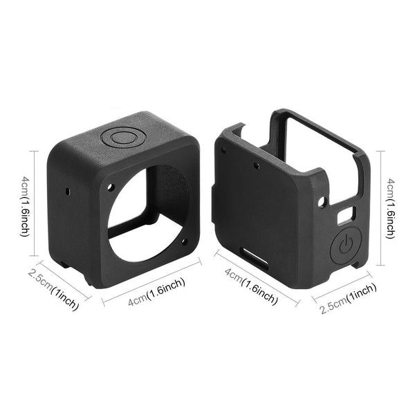 Silicone Protective Case For Dji Action 2 Sports Cameras With Split Design Camera Cases Bags & Covers