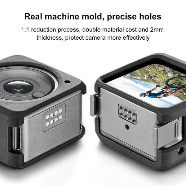 Silicone Protective Case For Dji Action 2 Sports Cameras With Split Design Camera Cases Bags & Covers