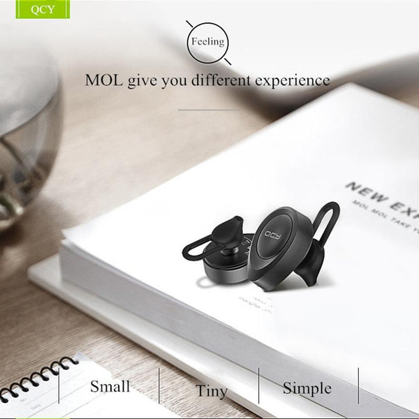Wireless Bluetooth Earphone With Mic 10M Range Earbuds