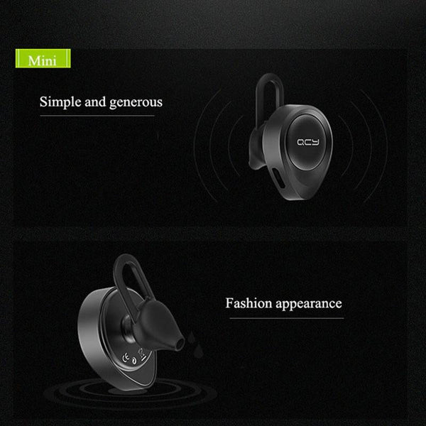 Wireless Bluetooth Earphone With Mic 10M Range Earbuds