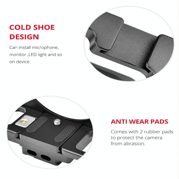 Video Camera Cage Stabilizer For Nikon Z6 And Z7 Cameras In Black Stabilizers