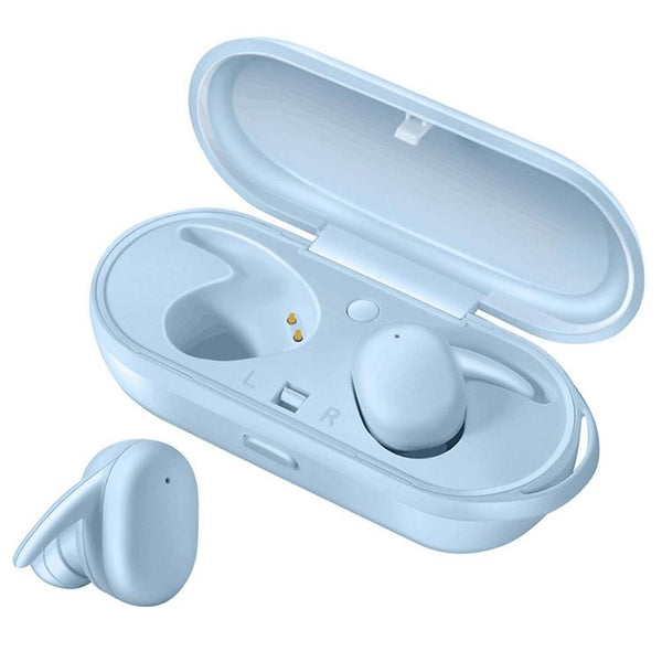 Waterproof Wireless Bluetooth Earphones With Magnetic Charging Box 300Mah Black Earbuds