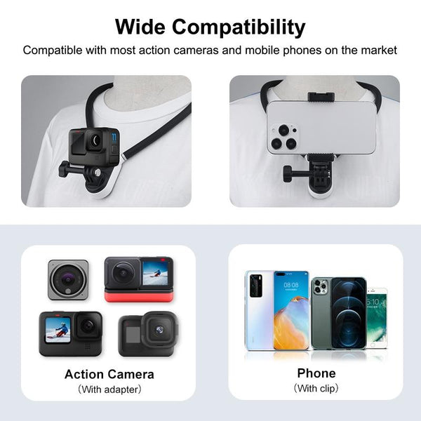 Universal Magnetic Collar Mount For Gopro And Phones Audio Video Equipment Other Camera & Photo Accs