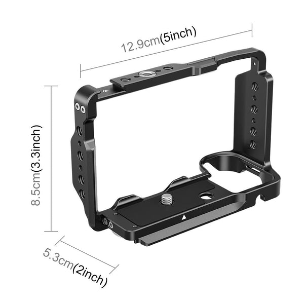 Sony Zv E10 Ii Camera Cage Stabilizer Black Metal For Audio And Video Equipment Stabilizers
