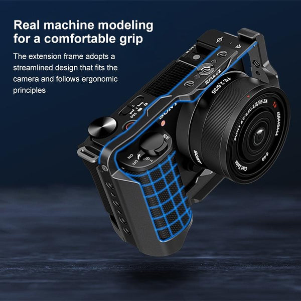Sony Zv E10 Ii Camera Cage Stabilizer Black Metal For Audio And Video Equipment Stabilizers