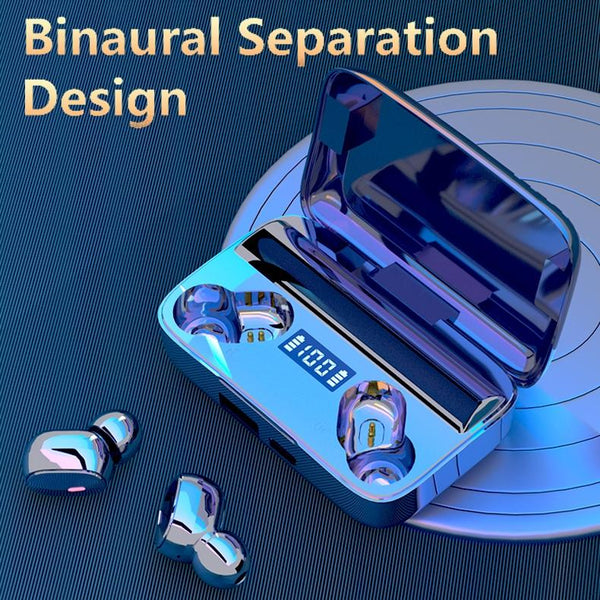 Wireless With Noise Cancellation & Magnetic Charging Led Display Earbuds