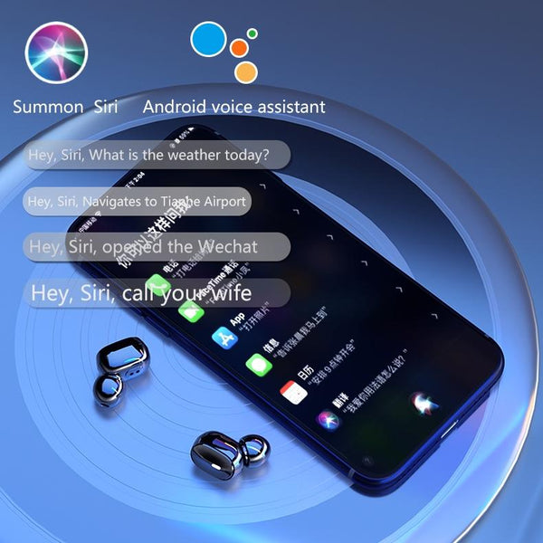 Wireless With Noise Cancellation & Magnetic Charging Led Display Earbuds