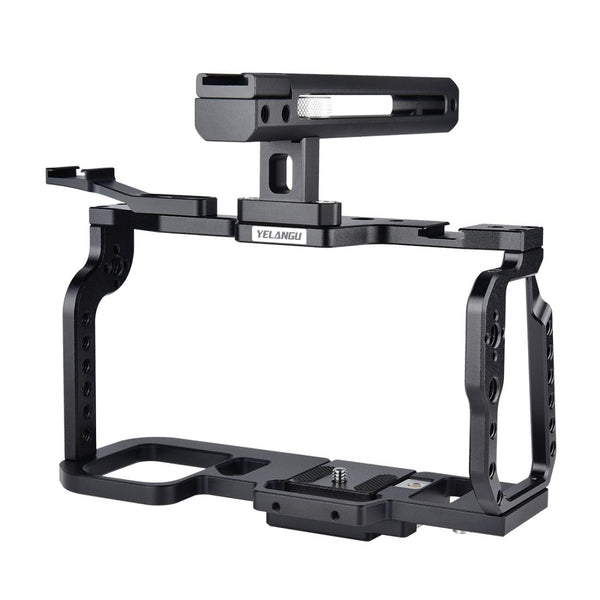 Video Camera Cage Stabilizer For Dji Bmpcc 4K Black Handle Audio And Equipment Stabilizers