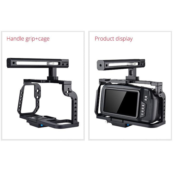 Video Camera Cage Stabilizer For Dji Bmpcc 4K Black Handle Audio And Equipment Stabilizers