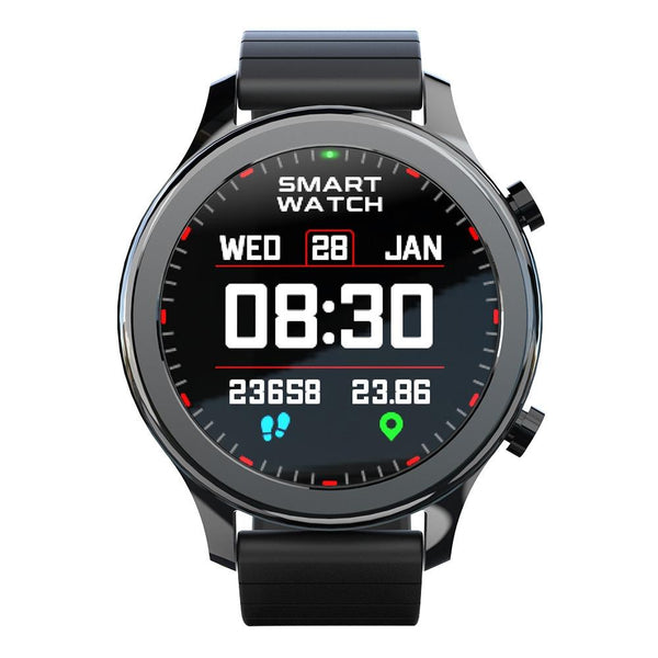 Waterproof Smart Watch Heart Rate / Blood Pressure Monitor Physiological Management Black Smart Watches