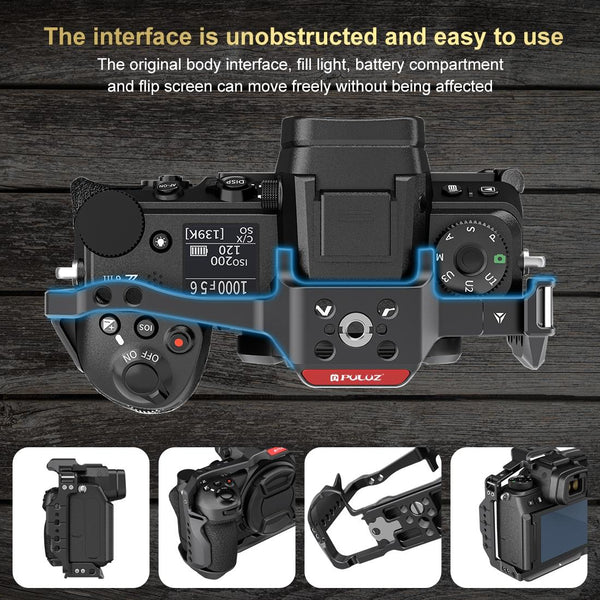 Metal Camera Cage For Nikon Z6iii Stabilizer Rig Black Audio Video Equipment Camera Cases Bags & Covers