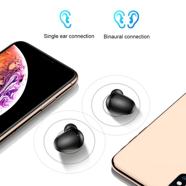 Wireless Stereo Bluetooth Headset With Charging Case And Digital Display X7 Tws V5.0 Black Earbuds