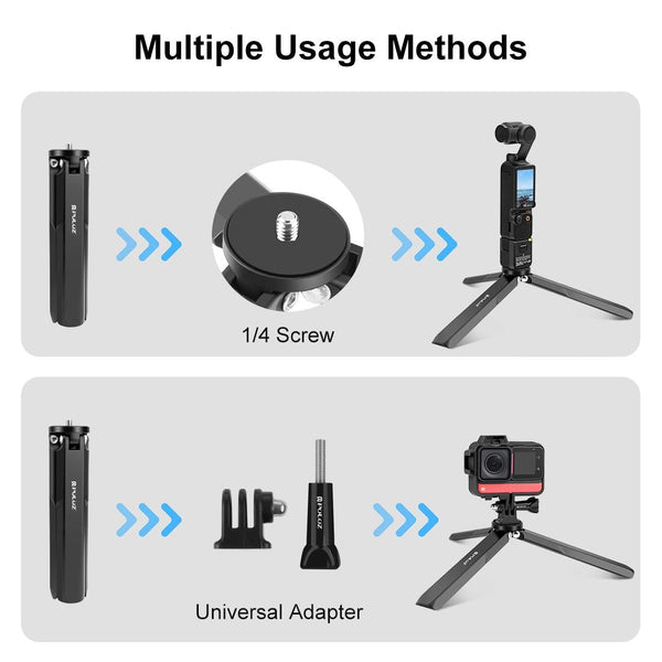 Lightweight Tripod For Dji Pocket 3 And Insta360 X4 Aluminum Alloy Tripods & Monopods