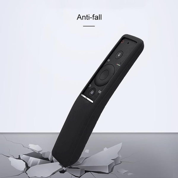Silicone Non Slip Remote Control Cover For Samsung Smart Tv Black Remote Controls