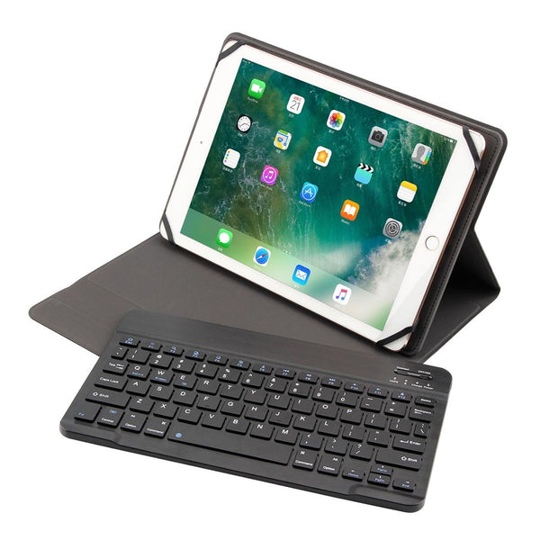 Universal Bluetooth Keyboard & Tablet Case For 9 10.5 Tablets Black Laptop Cases & Bags