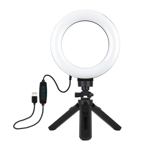 6.2 Inch Led Ring Light With Usb Three Modes Dimmable Vlogging Photography Mount Selfie Lights